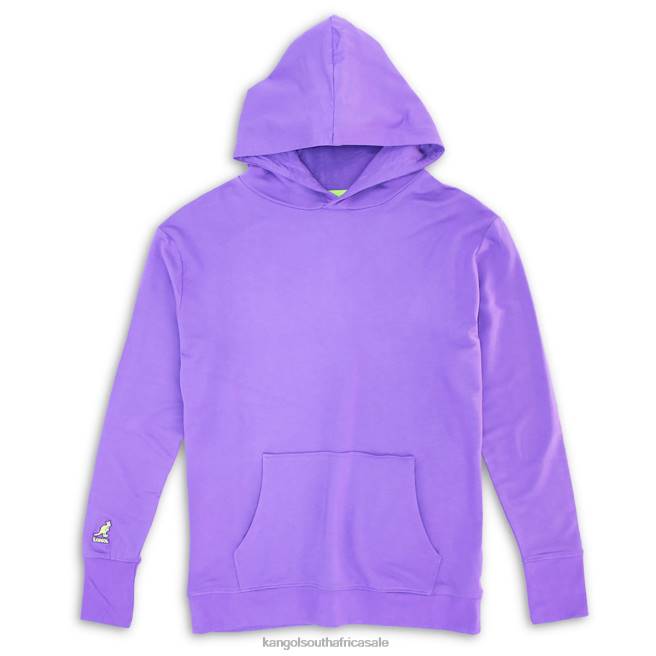Kangol Unisex FB6D1117 Pop Color Hoodie Clothing Chive Blossom