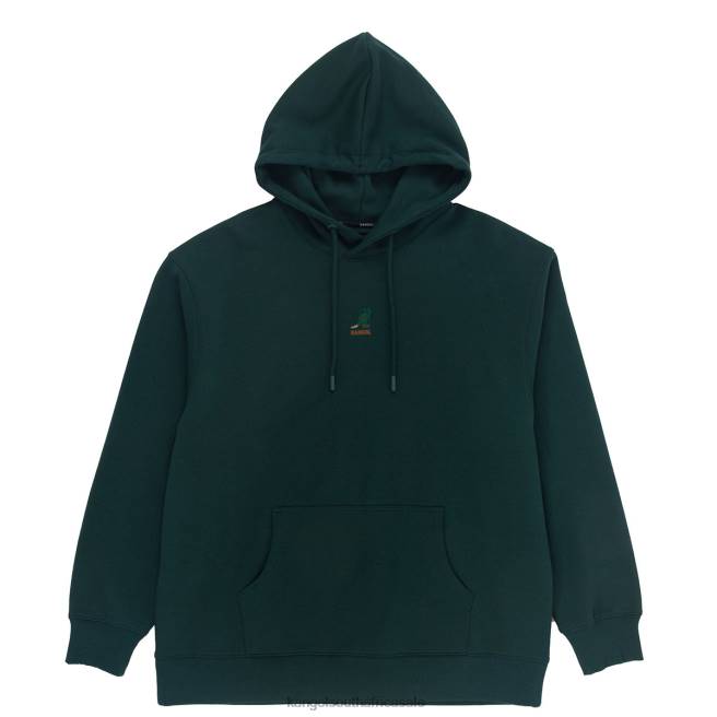 Kangol Unisex FB6D1181 Interlock Hoodie Clothing Pine
