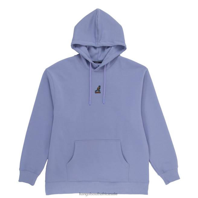 Kangol Unisex FB6D1183 Interlock Hoodie Clothing Iced Lilac