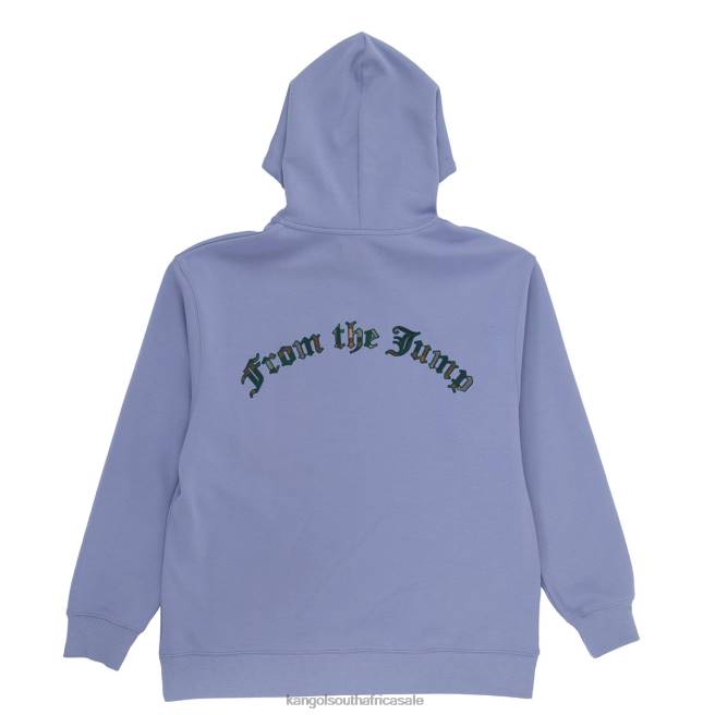 Kangol Unisex FB6D1183 Interlock Hoodie Clothing Iced Lilac