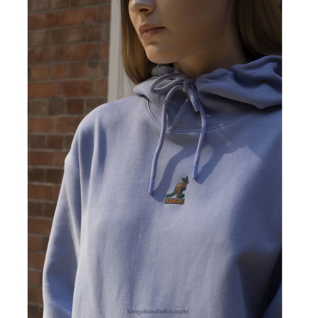 Kangol Unisex FB6D1183 Interlock Hoodie Clothing Iced Lilac