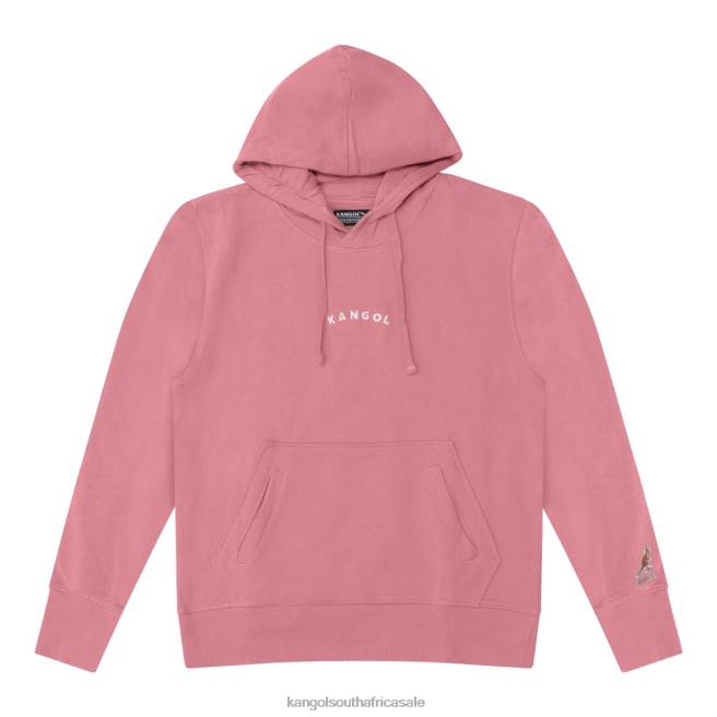 Kangol Unisex FB6D1187 Luxe Icon Hoodie Clothing Mesa Rose
