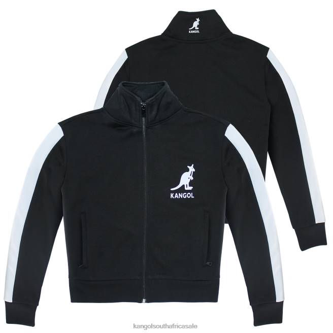 Kangol Women FB6D1142 French Terry Track Jacket Clothing Black Beauty