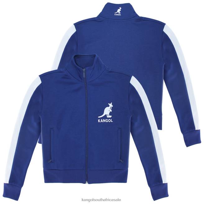 Kangol Women FB6D1144 French Terry Track Jacket Clothing Beacon Blue