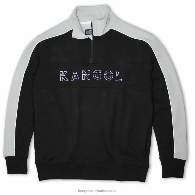Kangol Unisex FB6D1123 Sporty Popover Clothing Black/Grey