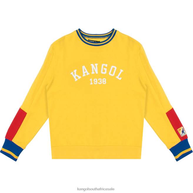 Kangol Unisex FB6D1136 Retro Popover Clothing Lemon Combo