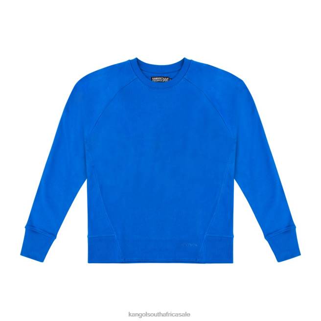Kangol Unisex FB6D1192 Perfect Crew Pullover Clothing Lapis Blue