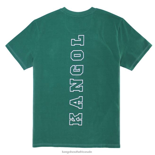 Kangol Men FB6D1227 Tennis Tee Clothing Dark Green