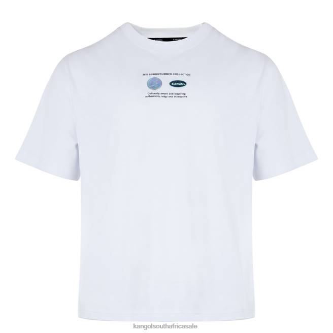 Kangol Unisex FB6D1199 Space Rocket Graphic Tee Clothing White