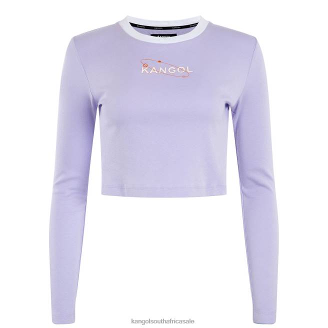 Kangol Unisex FB6D1200 Orbital Long Sleeve Tee Clothing Lavender