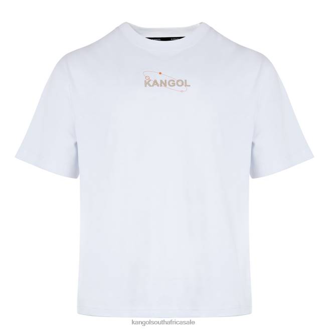 Kangol Unisex FB6D1205 Orbital Graphic Tee Clothing White