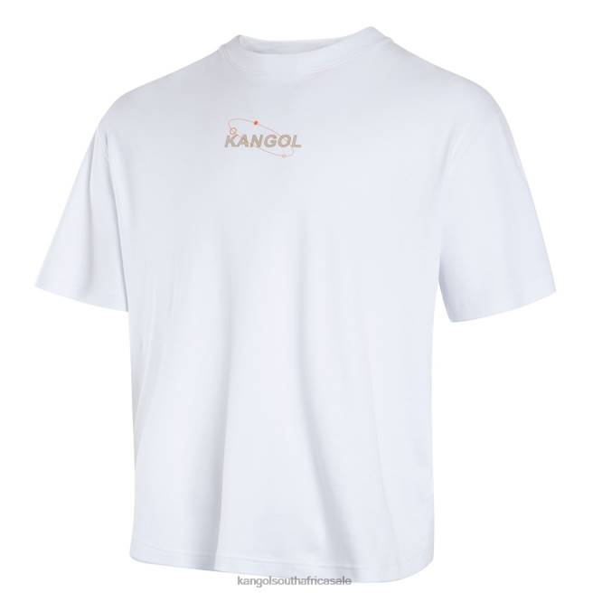 Kangol Unisex FB6D1205 Orbital Graphic Tee Clothing White