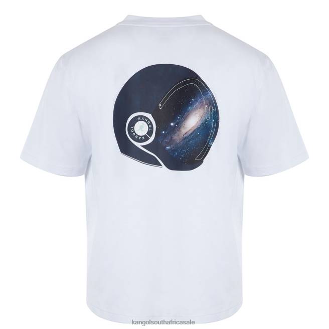 Kangol Unisex FB6D1205 Orbital Graphic Tee Clothing White