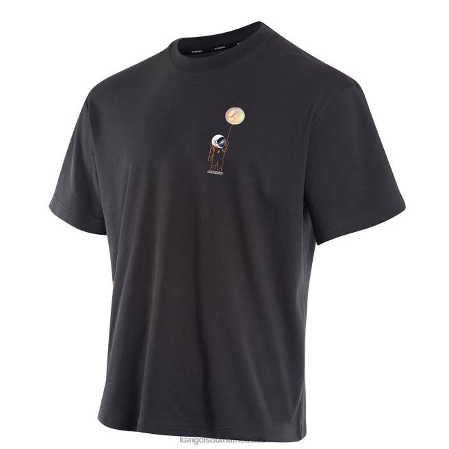 Kangol Unisex FB6D1206 Space Man Graphic Tee Clothing Ebony