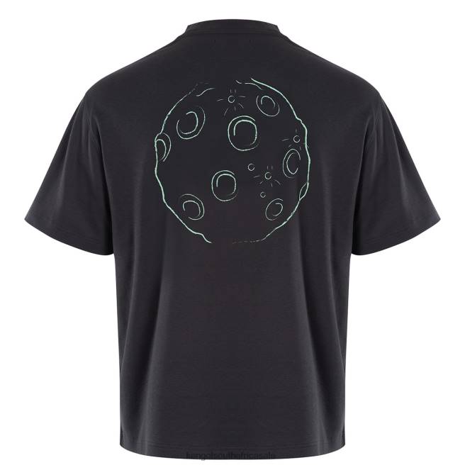 Kangol Unisex FB6D1206 Space Man Graphic Tee Clothing Ebony