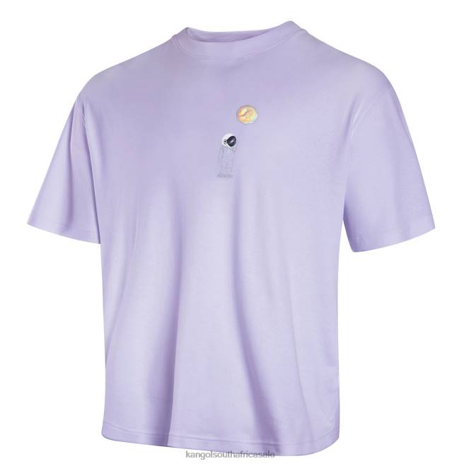 Kangol Unisex FB6D1207 Space Man Graphic Tee Clothing Lavender