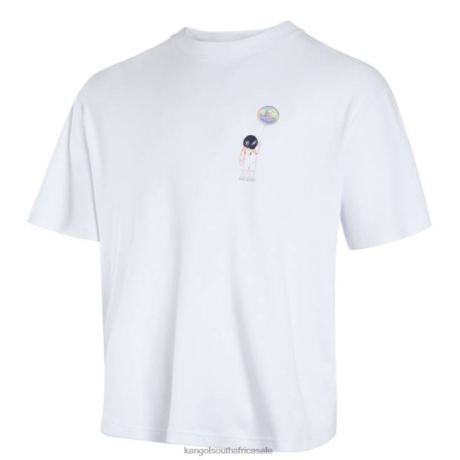 Kangol Unisex FB6D1208 Space Man Graphic Tee Clothing White