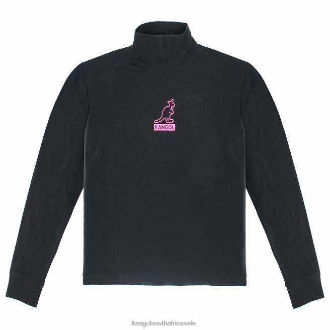 Kangol Unisex FB6D1211 Foil Long Sleeve Tee Clothing Black