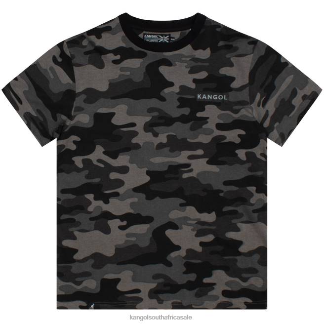 Kangol Unisex FB6D1221 Camo T-Shirt Clothing Urban Camo