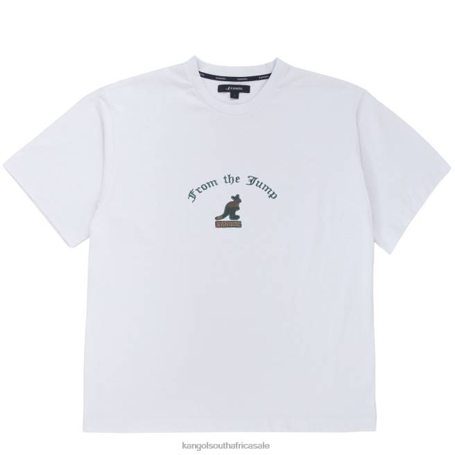 Kangol Unisex FB6D1235 From the Jump Tee Clothing White