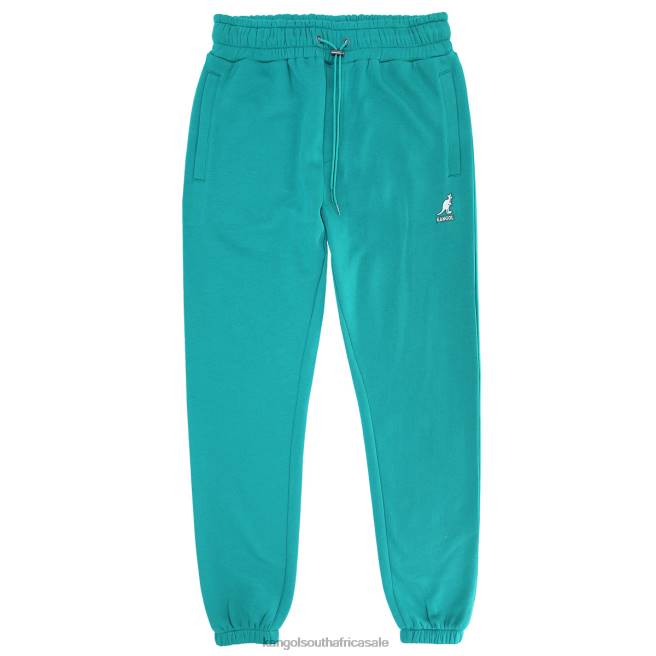 Kangol Men FB6D1056 Embroidered Jogger Pants Emerald