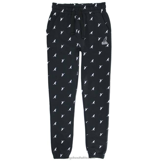 Kangol Unisex FB6D1023 AOP Joggers Pants Black Combo