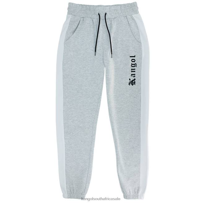 Kangol Unisex FB6D1027 Gothic Joggers Pants Grey Mix