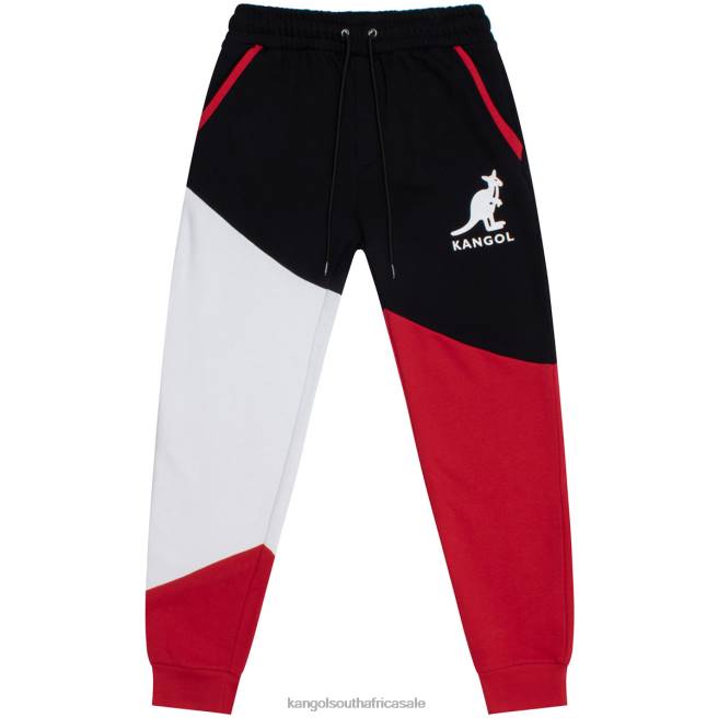 Kangol Unisex FB6D1036 RBW Colorblock Joggers Pants Black Combo