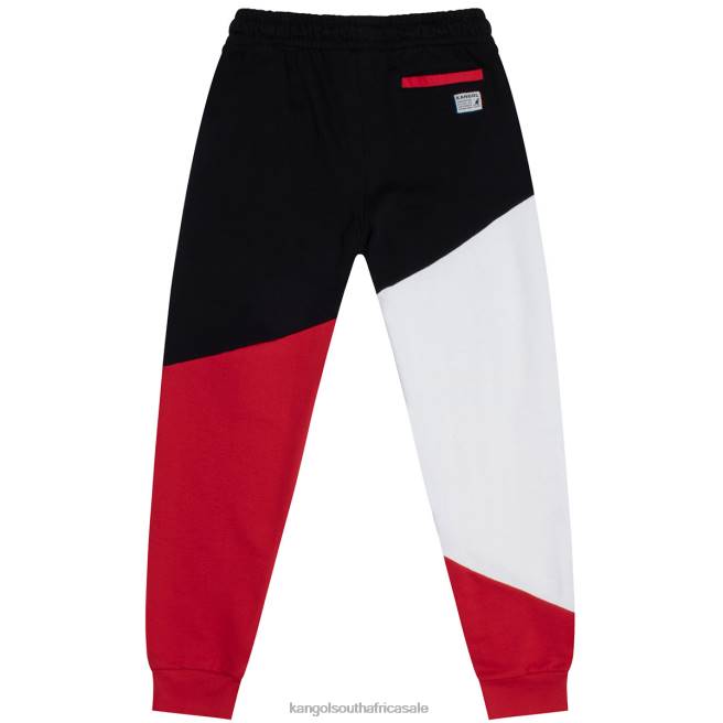 Kangol Unisex FB6D1036 RBW Colorblock Joggers Pants Black Combo