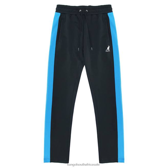 Kangol Unisex FB6D1042 Retro Track Pants Pants Black/Royal
