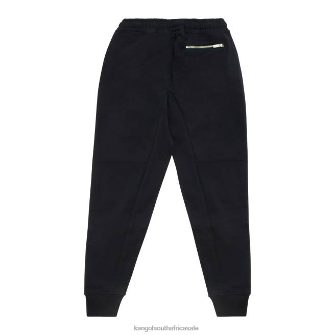 Kangol Unisex FB6D1068 Luxe Joggers Pants Black Anthracite