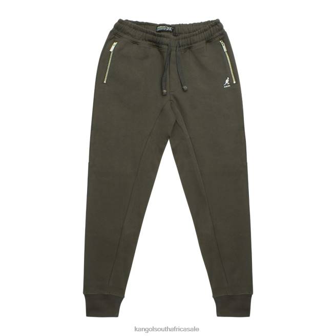 Kangol Unisex FB6D1069 Luxe Joggers Pants Beluga Charcoal