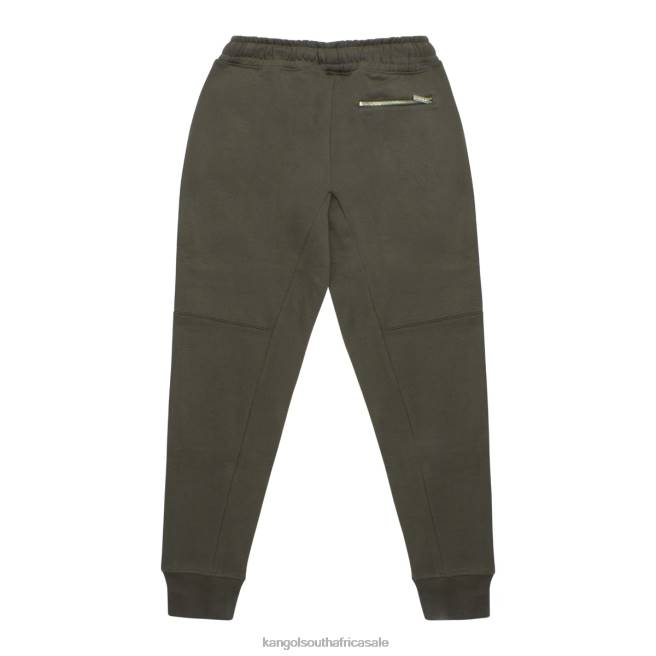 Kangol Unisex FB6D1069 Luxe Joggers Pants Beluga Charcoal