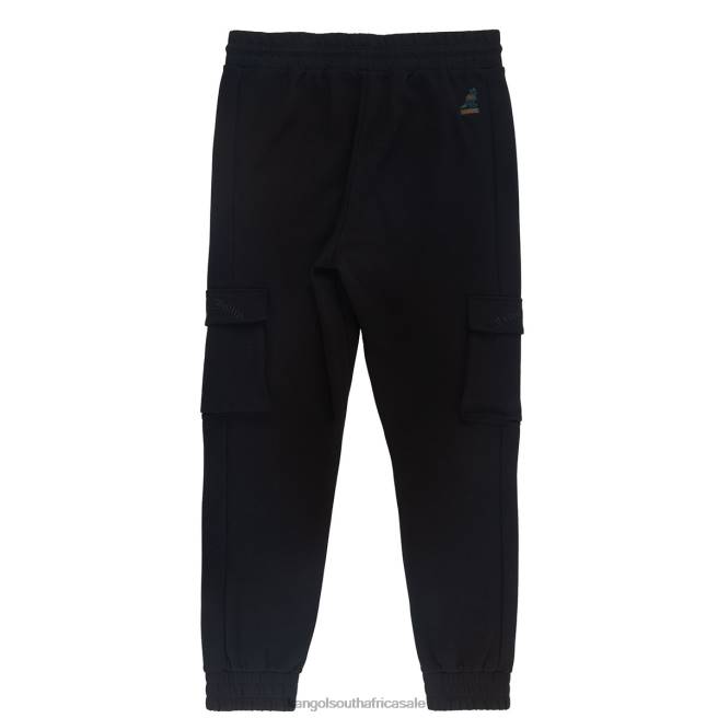 Kangol Unisex FB6D1080 Interlock Jogger Pants Jet Black