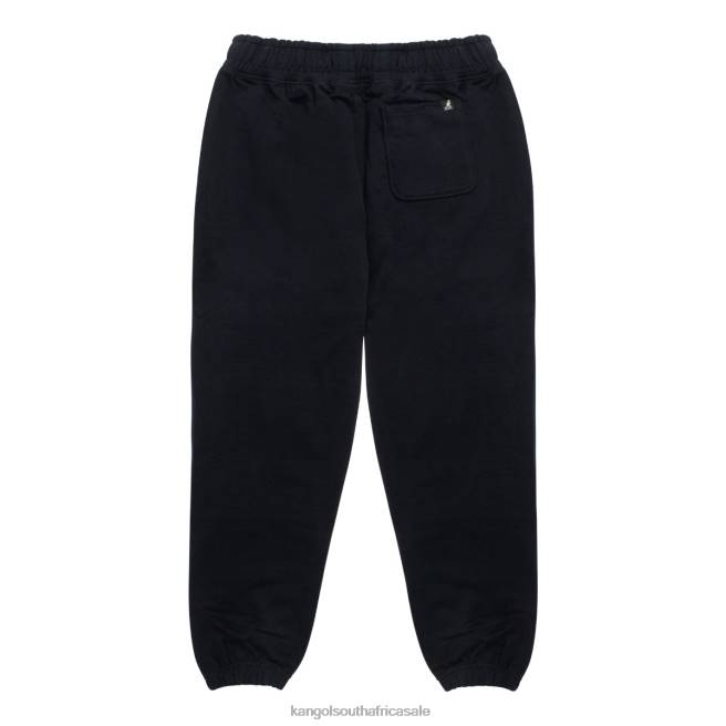 Kangol Unisex FB6D1085 Luxe Perfect Jogger Pants Black Anthracite
