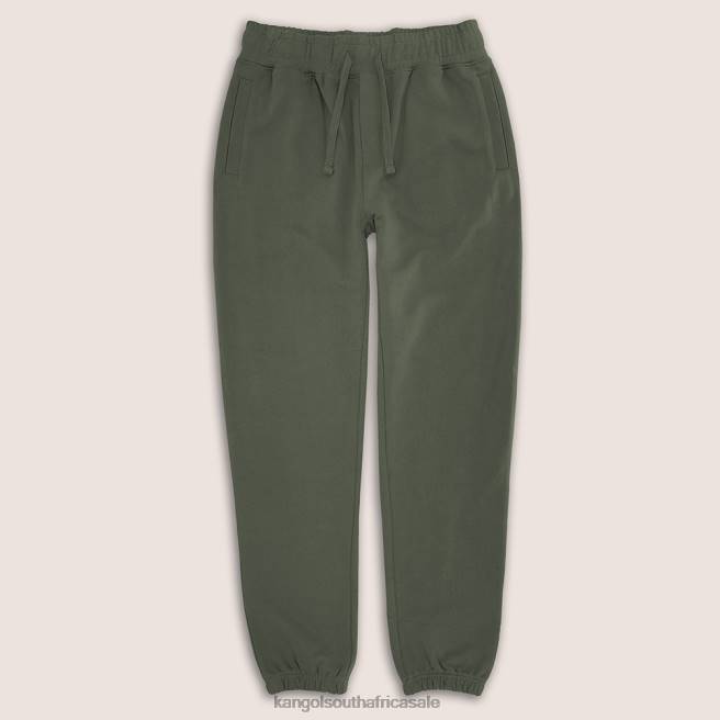 Kangol Unisex FB6D1086 Luxe Perfect Jogger Pants Beluga Charcoal