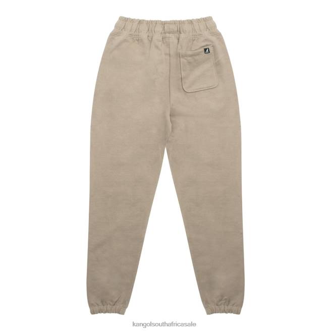Kangol Unisex FB6D1089 Luxe Perfect Jogger Pants Taupe Fungi