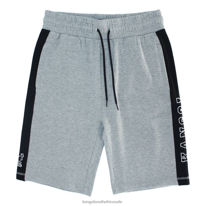 Kangol Men FB6D1076 Tennis Shorts Pants Grey/Black