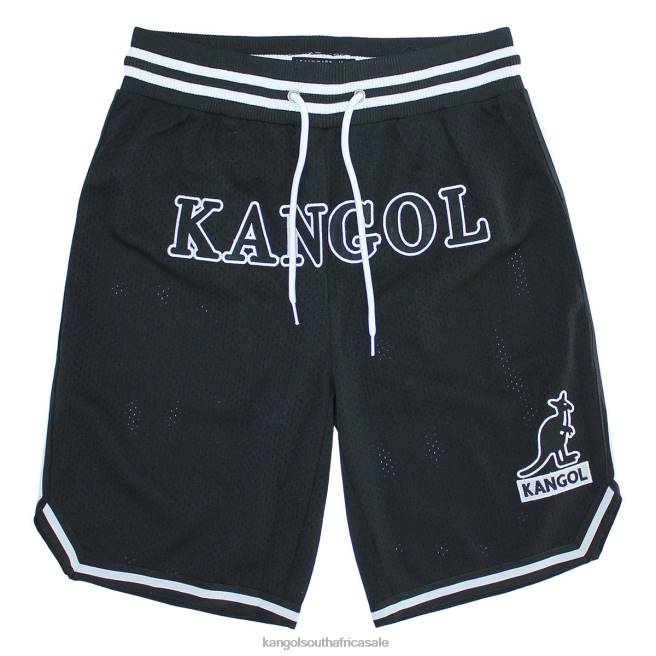Kangol Unisex FB6D1007 Game Day Basketball Shorts Pants Black
