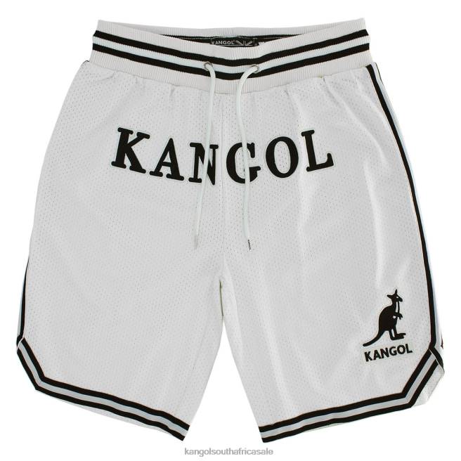Kangol Unisex FB6D1012 Game Day Basketball Shorts Pants White