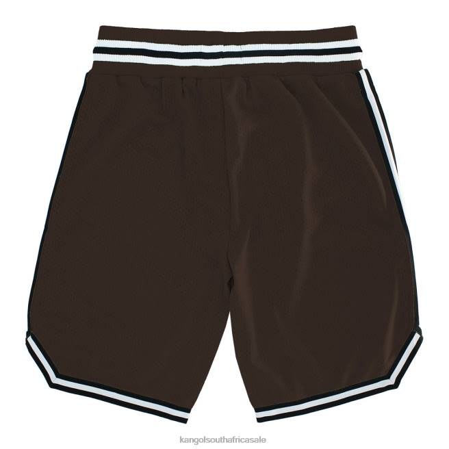 Kangol Unisex FB6D1014 Game Day Basketball Shorts Pants Chocolate Martini