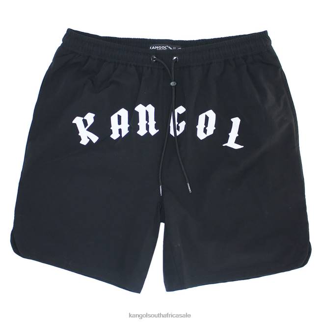 Kangol Unisex FB6D1028 Gothic Swim Short Pants Black