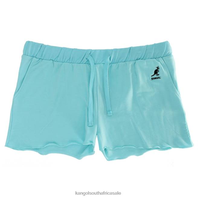 Kangol Women FB6D1073 Ruffled Shorts Pants Tanager Turquoise